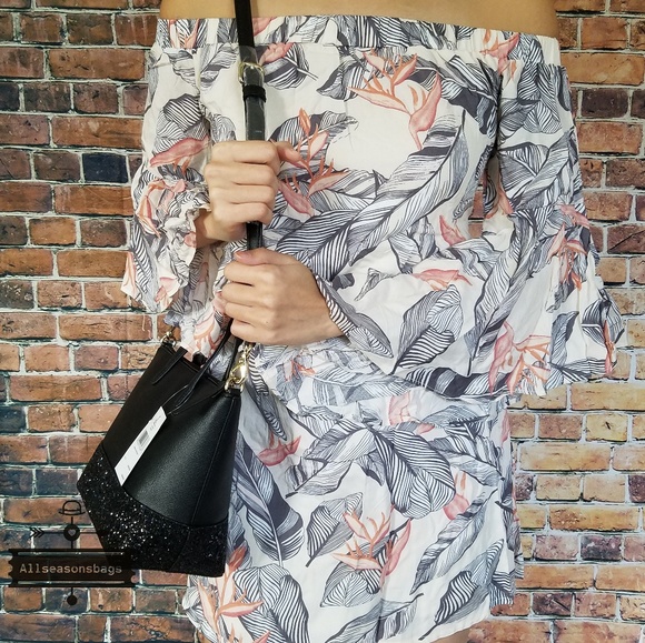 Kate spade small ina greta court black satchel bag - Picture 2 of 7